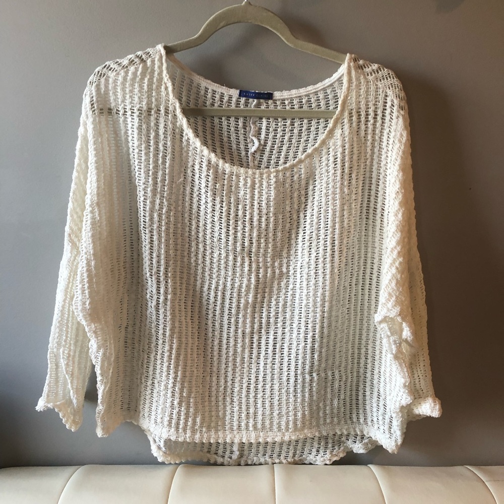 Oversized loose knit sweater